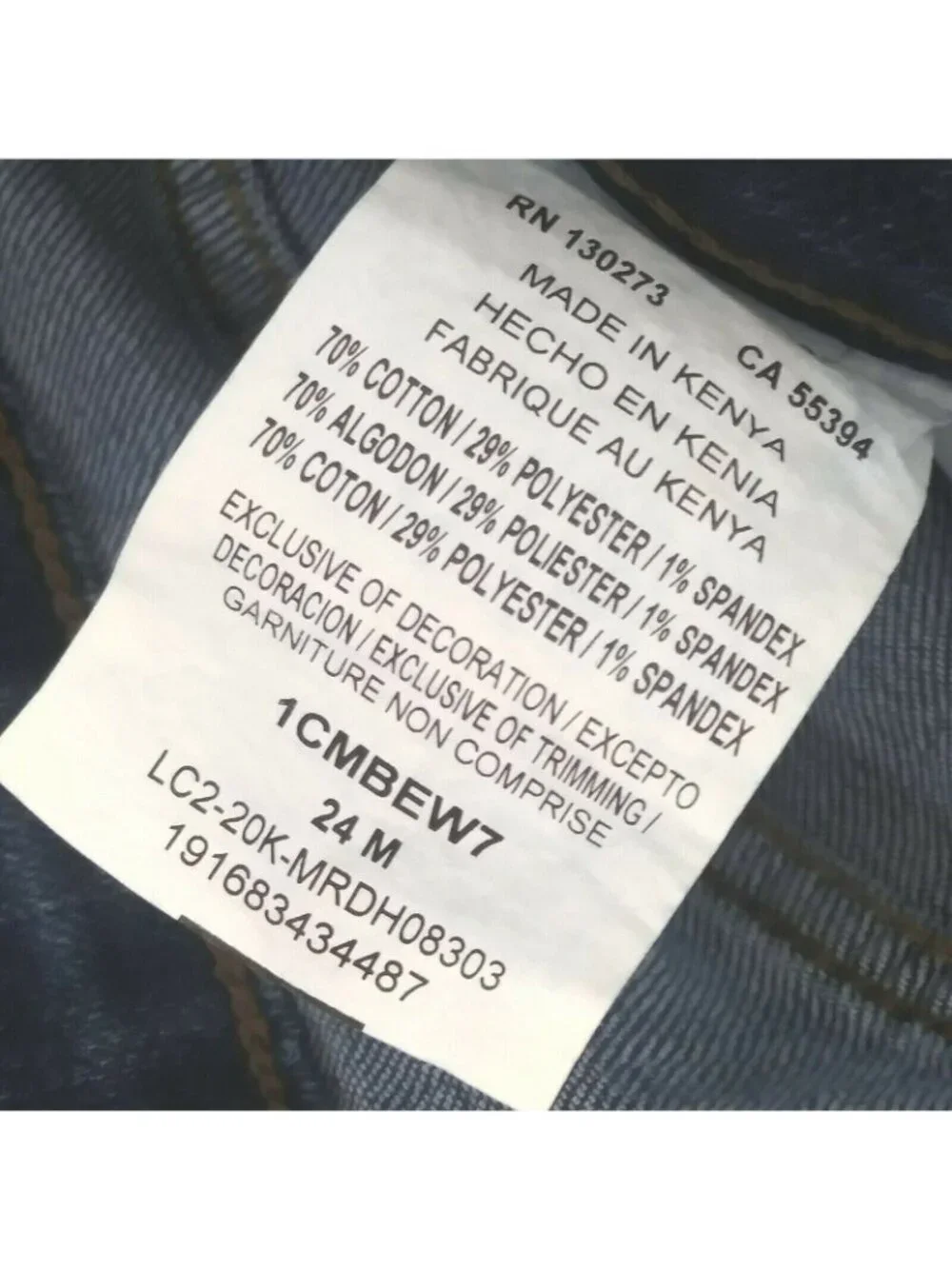 Lee Plus Size 24 Jeans Boot Cut Regular Fit Mid Rise Blue Denim Stretch